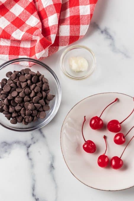 3 Ingredients for Chocolate Covered Cherries
