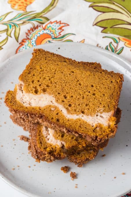 Cream Cheese Pumpkin Bread