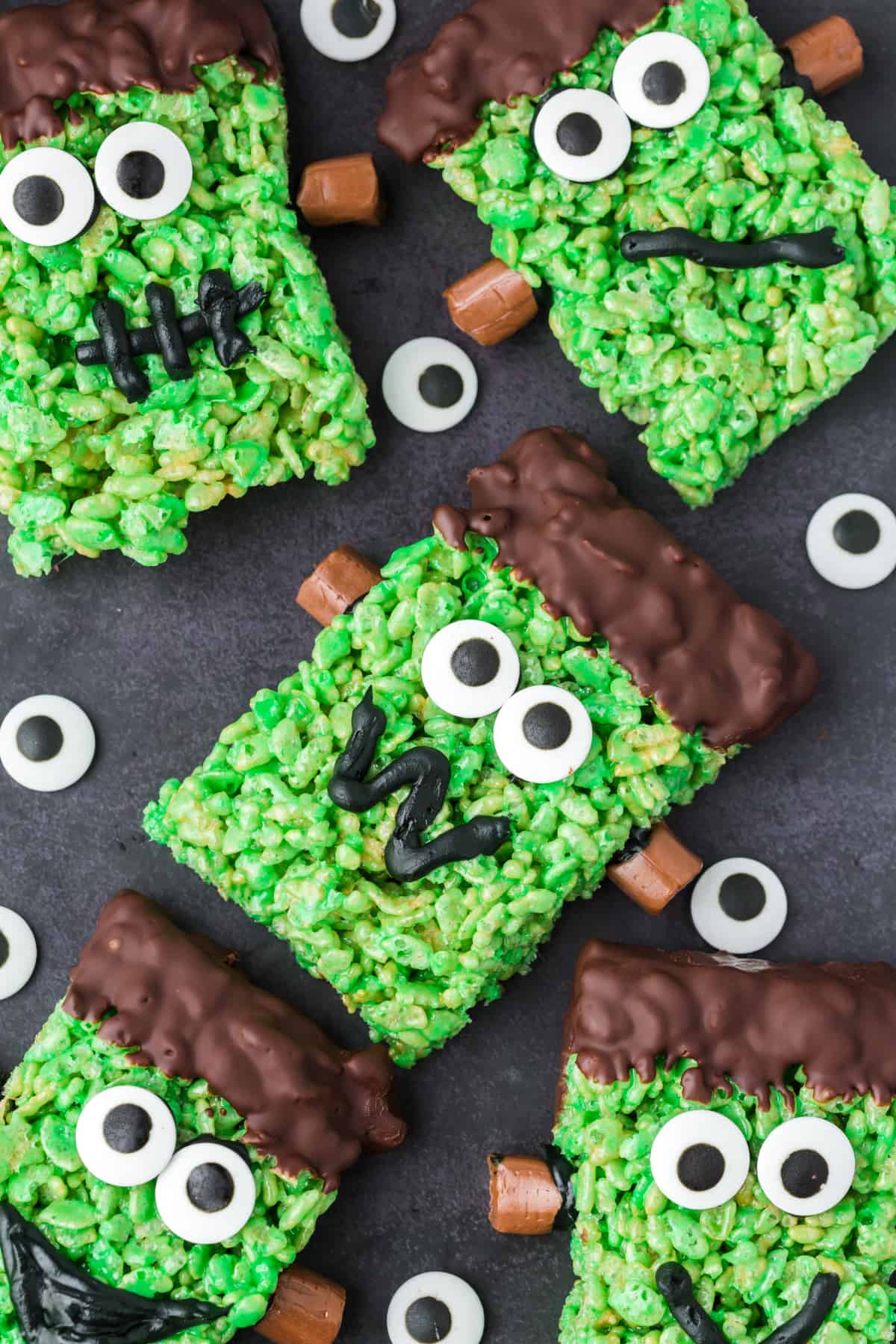 Frankenstein Rice Krispie Treats | 365 Days of Baking and More