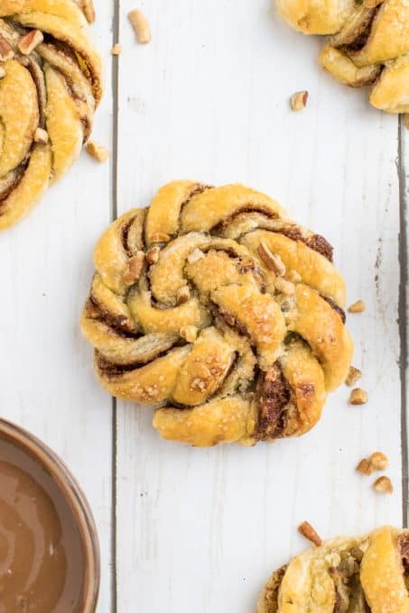 Babka Buns with Nutella