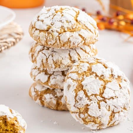 Pumpkin Crinkle Cookies