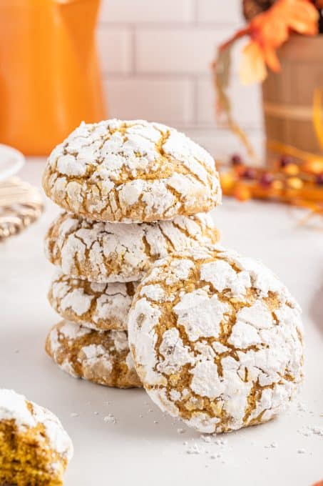 Pumpkin Crinkle Cookies