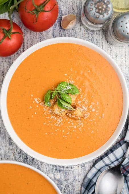 Instant Pot Tomato Basil Soup