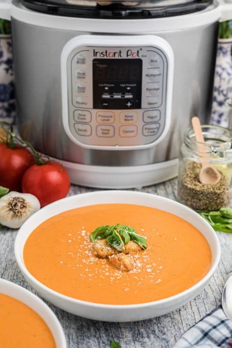 Tomato Soup in an Instant Pot.