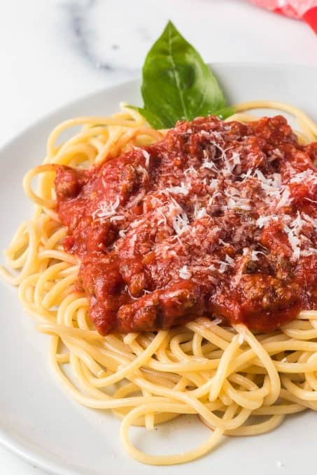 Easy Meat Sauce for pasta and lasagna.