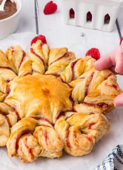 A pull apart star bread.