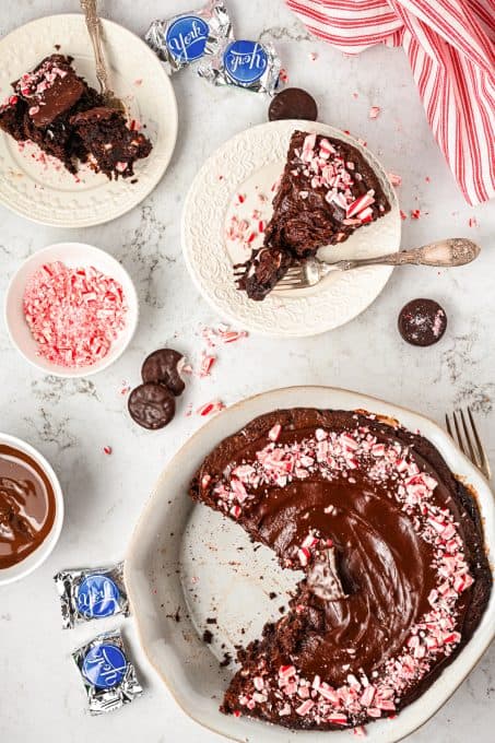 Holiday Brownie Pie