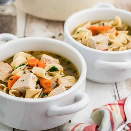 Homemade Leftover Turkey Soup