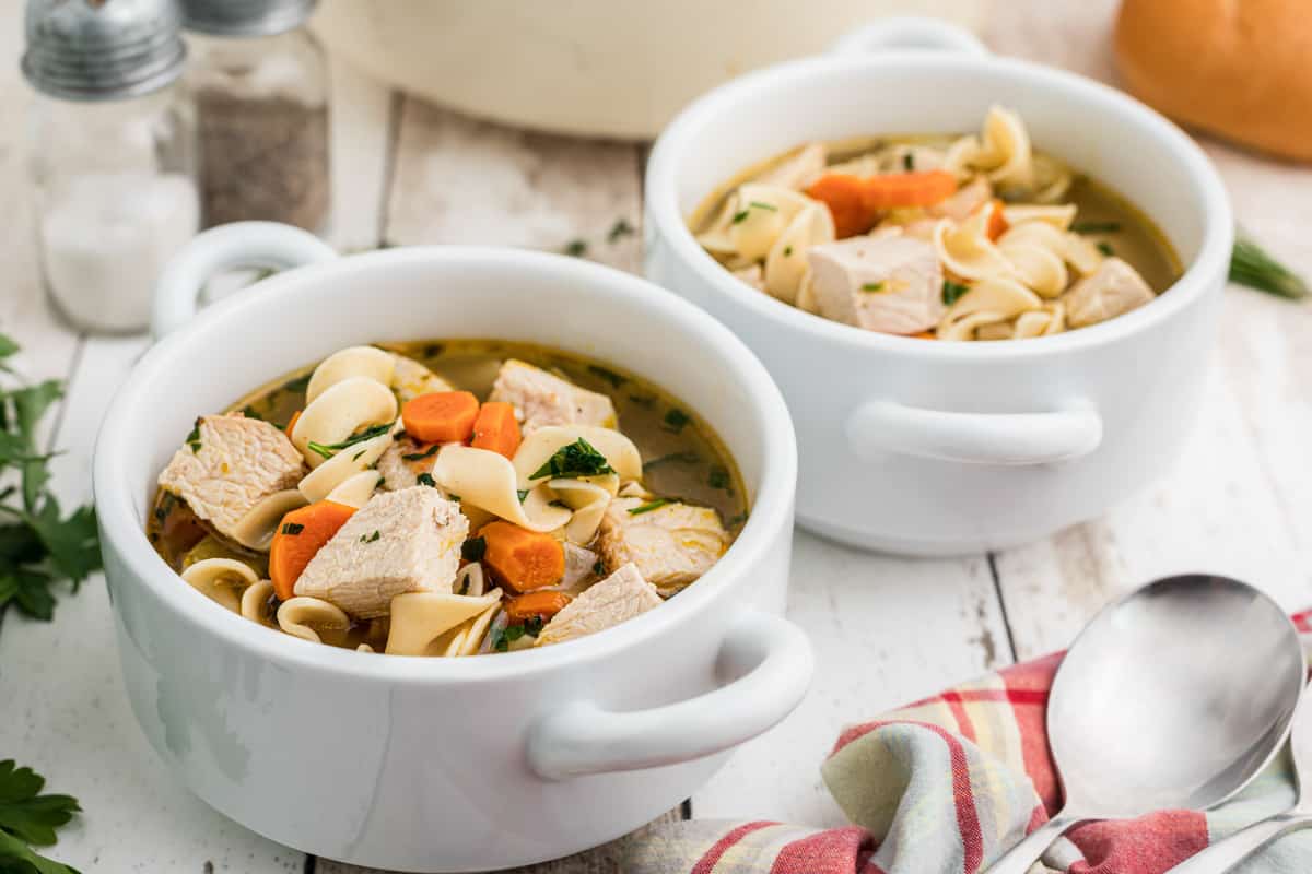 Turkey Soup {Quick + Easy!}