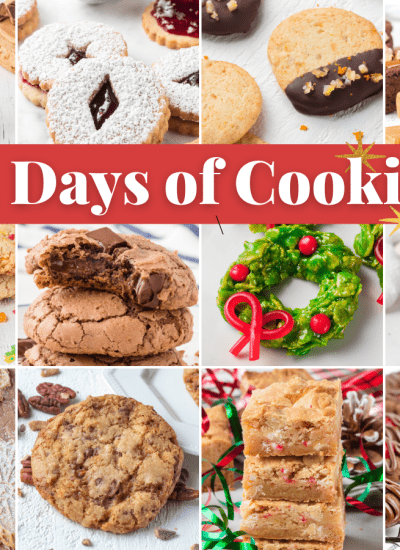 A collection of 12 Christmas cookie recipes.