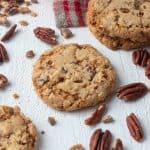 Bourbon Toffee Cookies