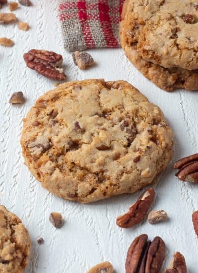 Bourbon Toffee Cookies