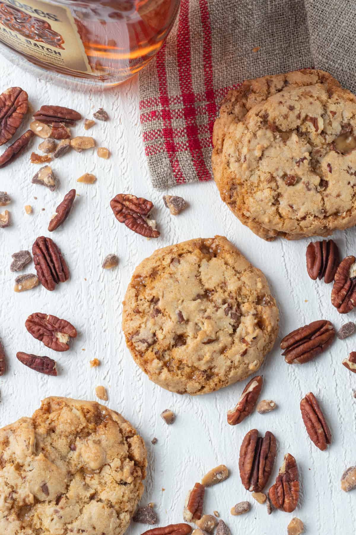 Bourbon Toffee Cookies