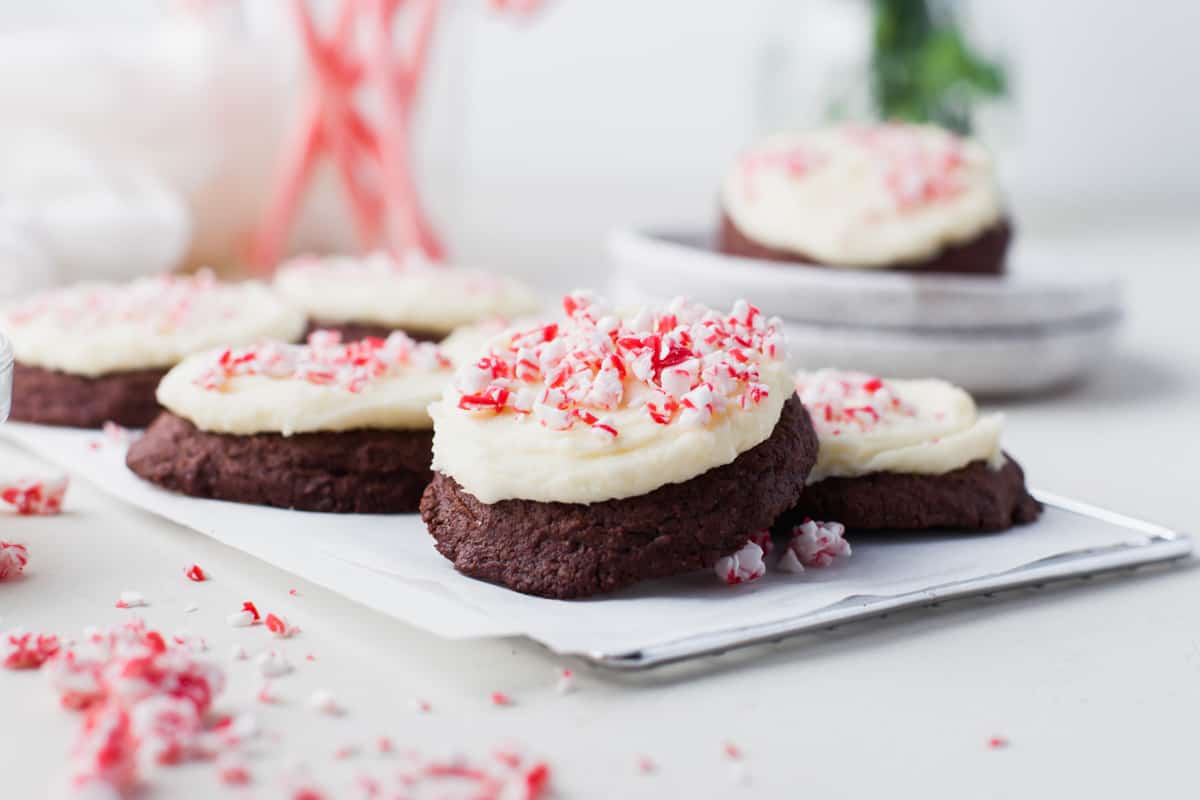 Double Chocolate Peppermint Cookies