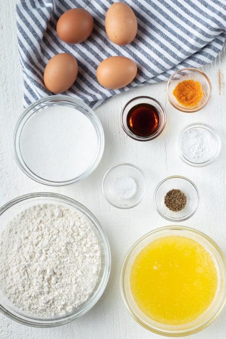 Pizzelle ingredients.