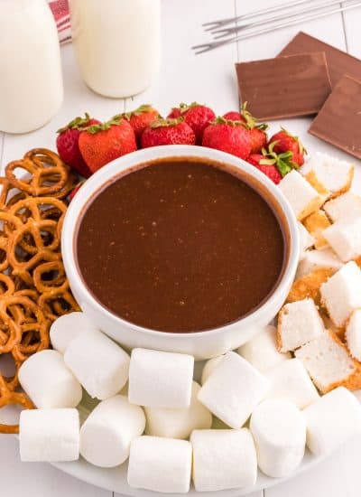 Easy Chocolate Fondue.