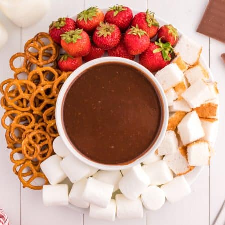 Fondue made of Chocolate