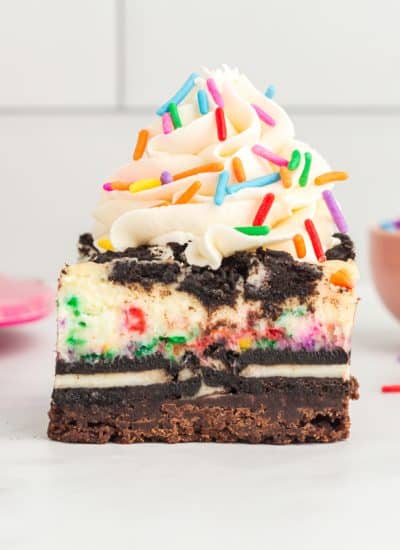 Funfetti Oreo Cheesecake Bars