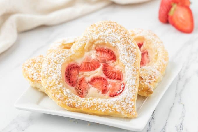 Strawberry Danish Hearts