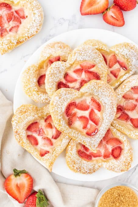 Strawberry Danish Hearts