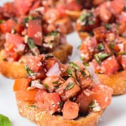 Easy Tomato Bruschetta