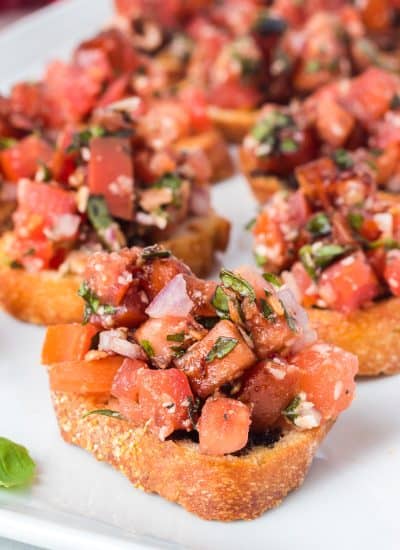 Easy Tomato Bruschetta