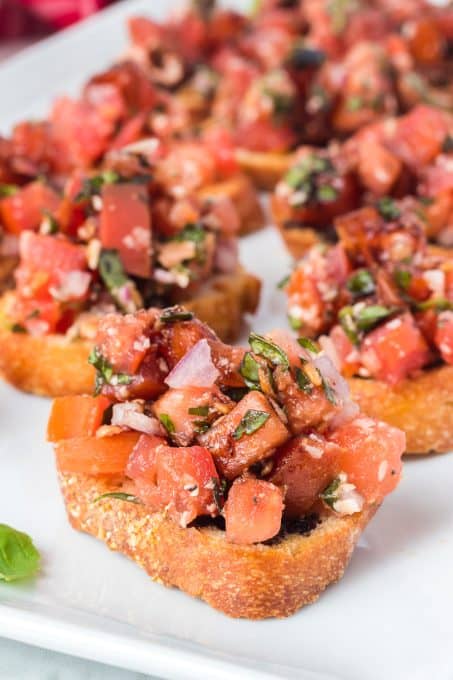 Easy Tomato Bruschetta