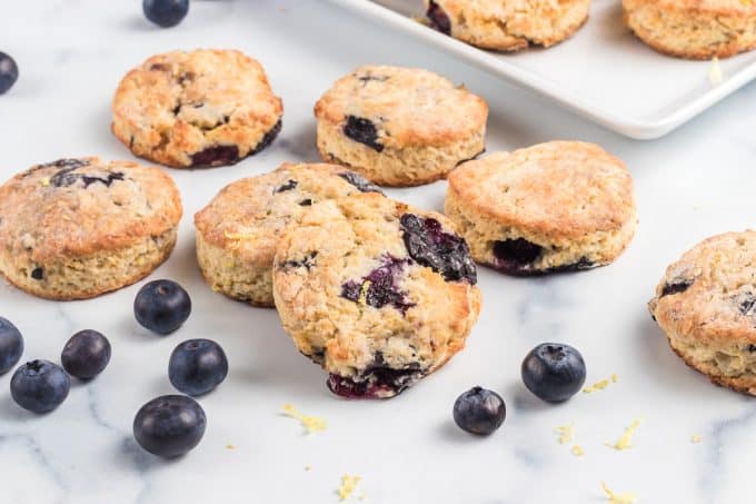 Blueberry Cream Cheese Scones