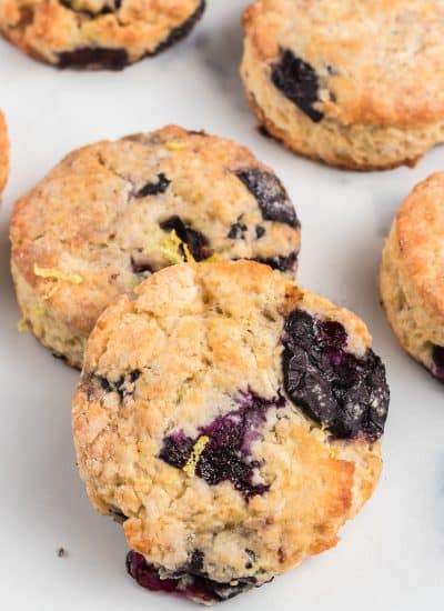 Blueberry Cream Cheese Scones