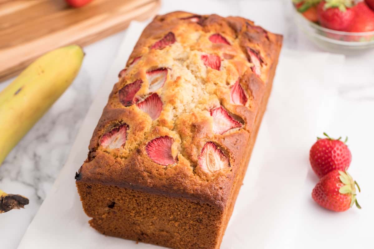 Strawberry Banana Bread 365 Days of Baking and More