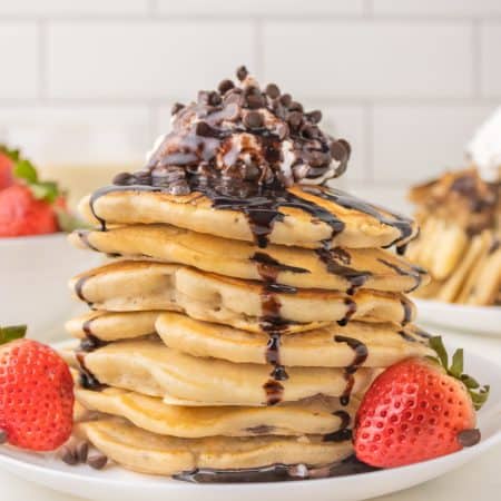 A stack of Chocolate Chip Pancakes