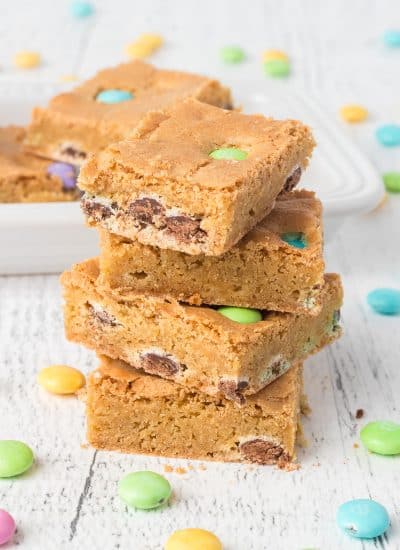 Easter M&M Blondies