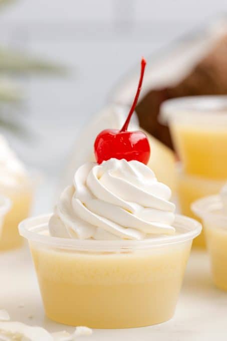 Pina Colada Jello Shots