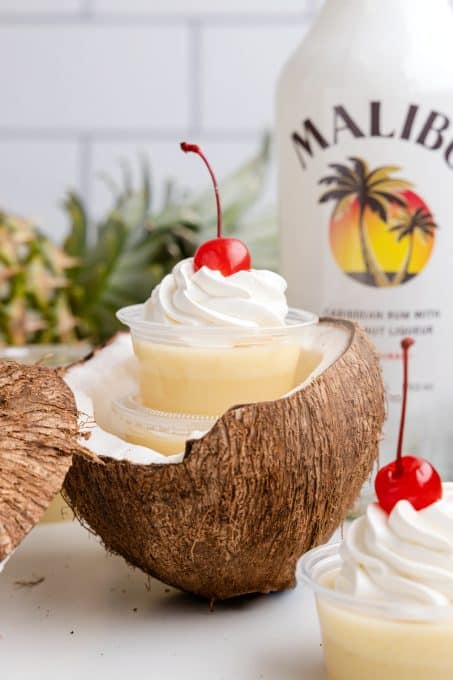 Pina Colada Jello Shots