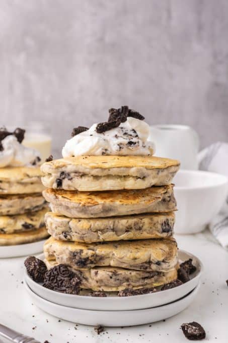 A stack of Oreo Pancakes