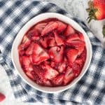 Simple Roasted Strawberries recipe.