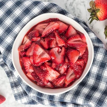 Simple Roasted Strawberries recipe.