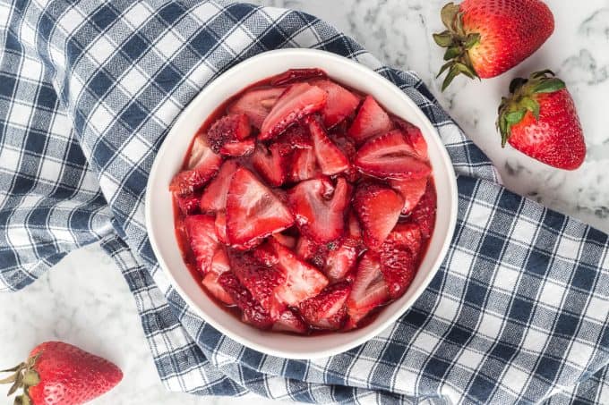 Simple Roasted Strawberries recipe.