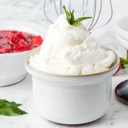 3 Ingredient Whipped Cream