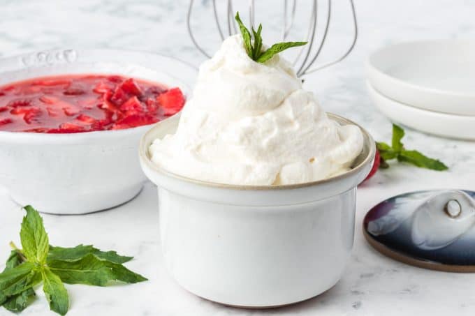 3 Ingredient Whipped Cream