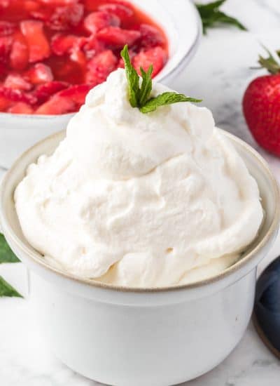 3 Ingredient Whipped Cream