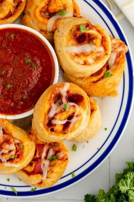 Pepperoni Pizza Pinwheels