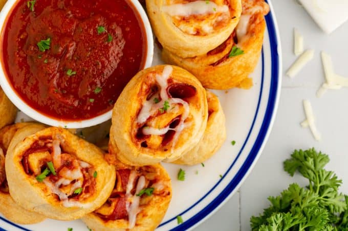 Pepperoni Pizza Pinwheels