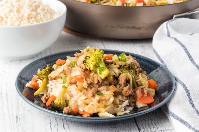 Pork and Cabbage Stir Fry