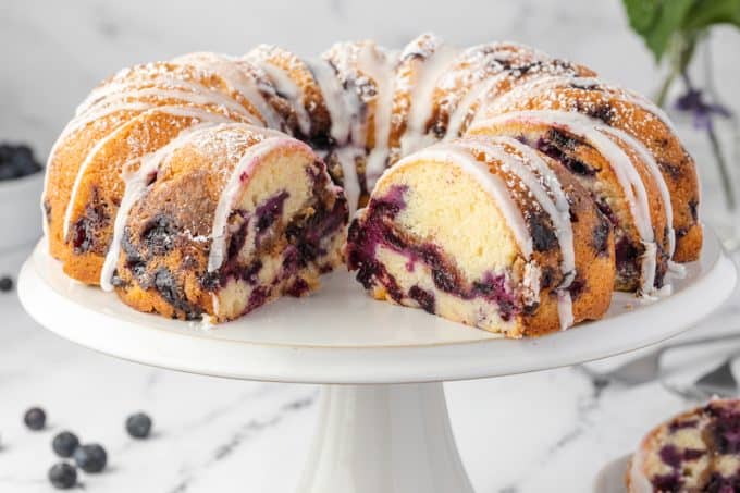 Blueberry Sour Cream Coffee Cake