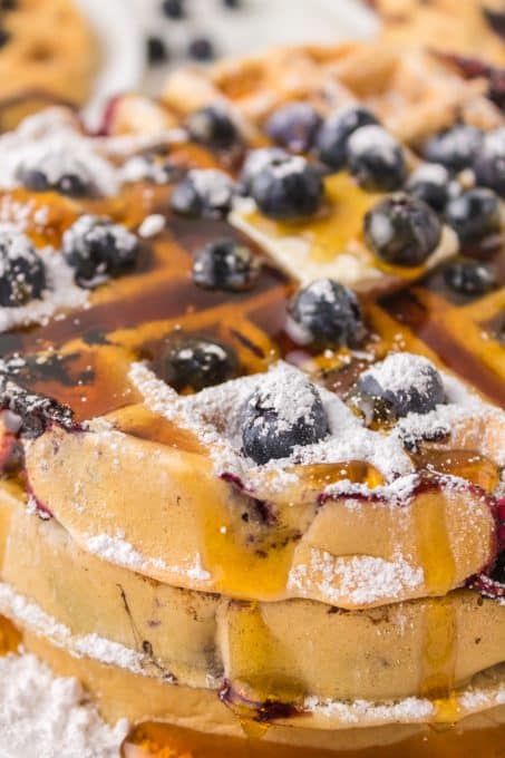 Blueberry Waffles