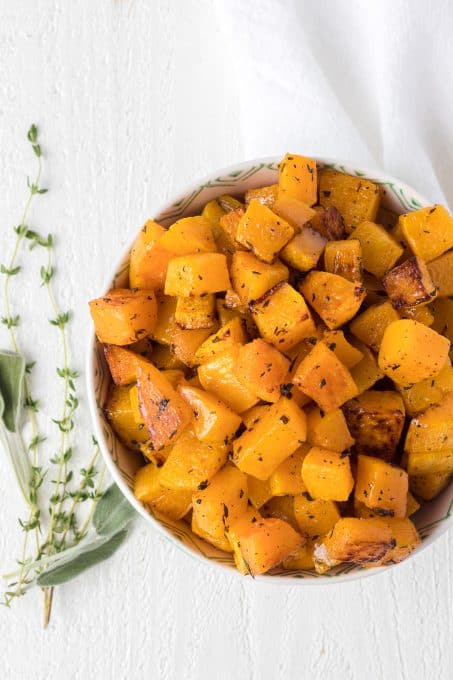 Roasted winter squash.