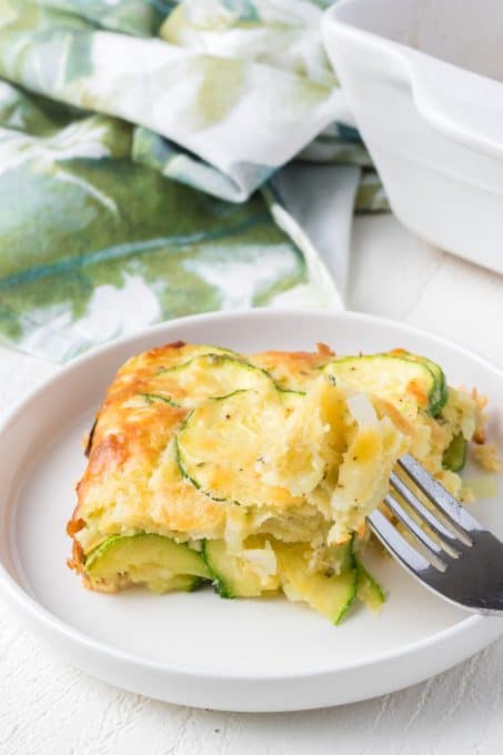 Zucchini, cheese, eggs, and Bisquick make up this easy side dish recipe.