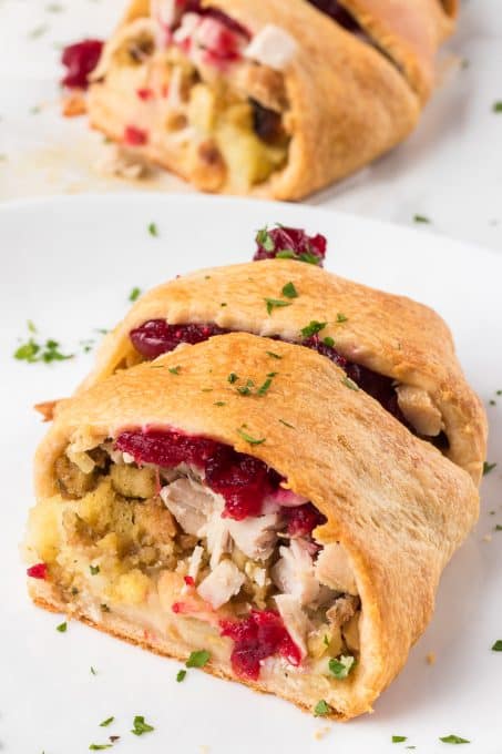 Use leftover turkey to make this easy weeknight dinner with crescent roll dough.