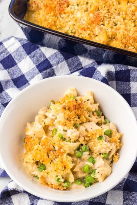 Turkey Noodle Casserole (Leftover Turkey!) | 365 Days of Baking